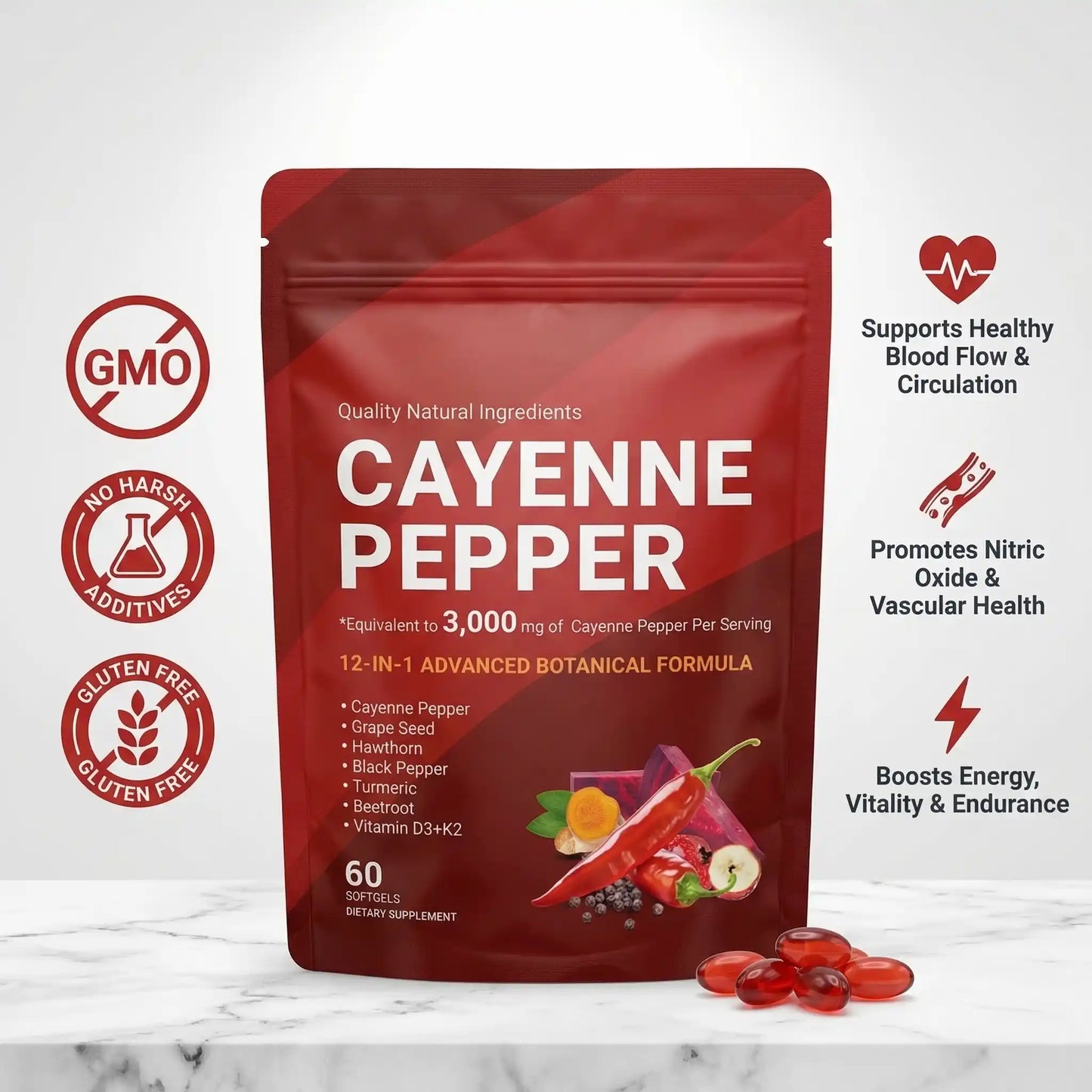 Cayenne Pepper Softgels