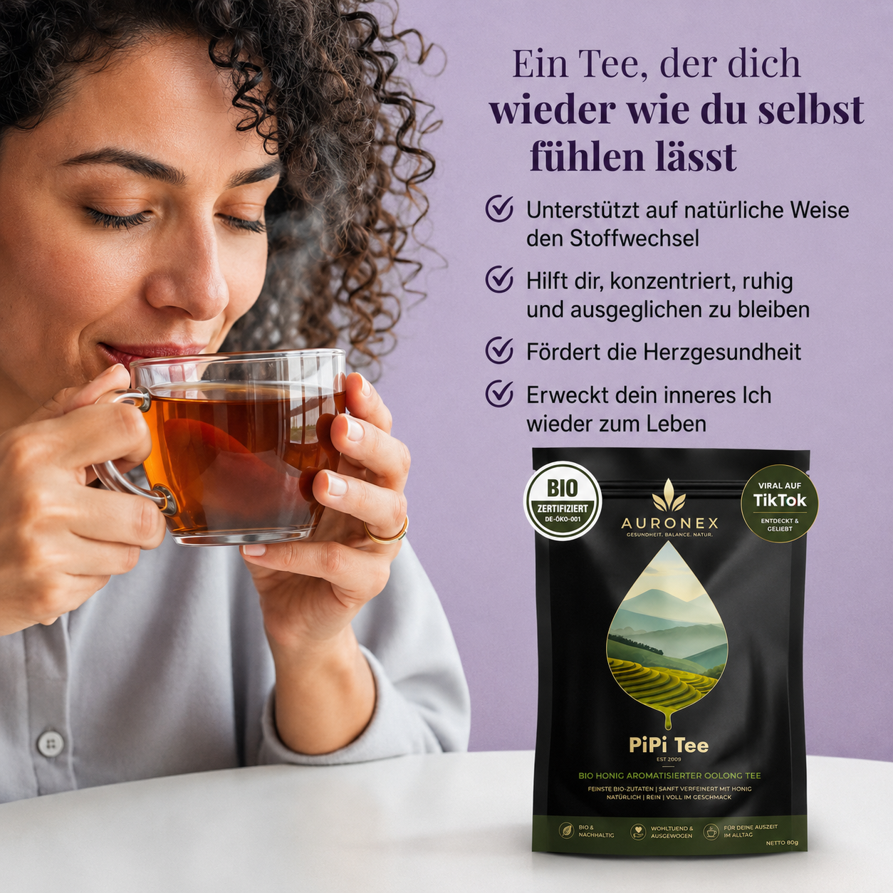 Organic Honey Scented Oolong Tea Bags Subs