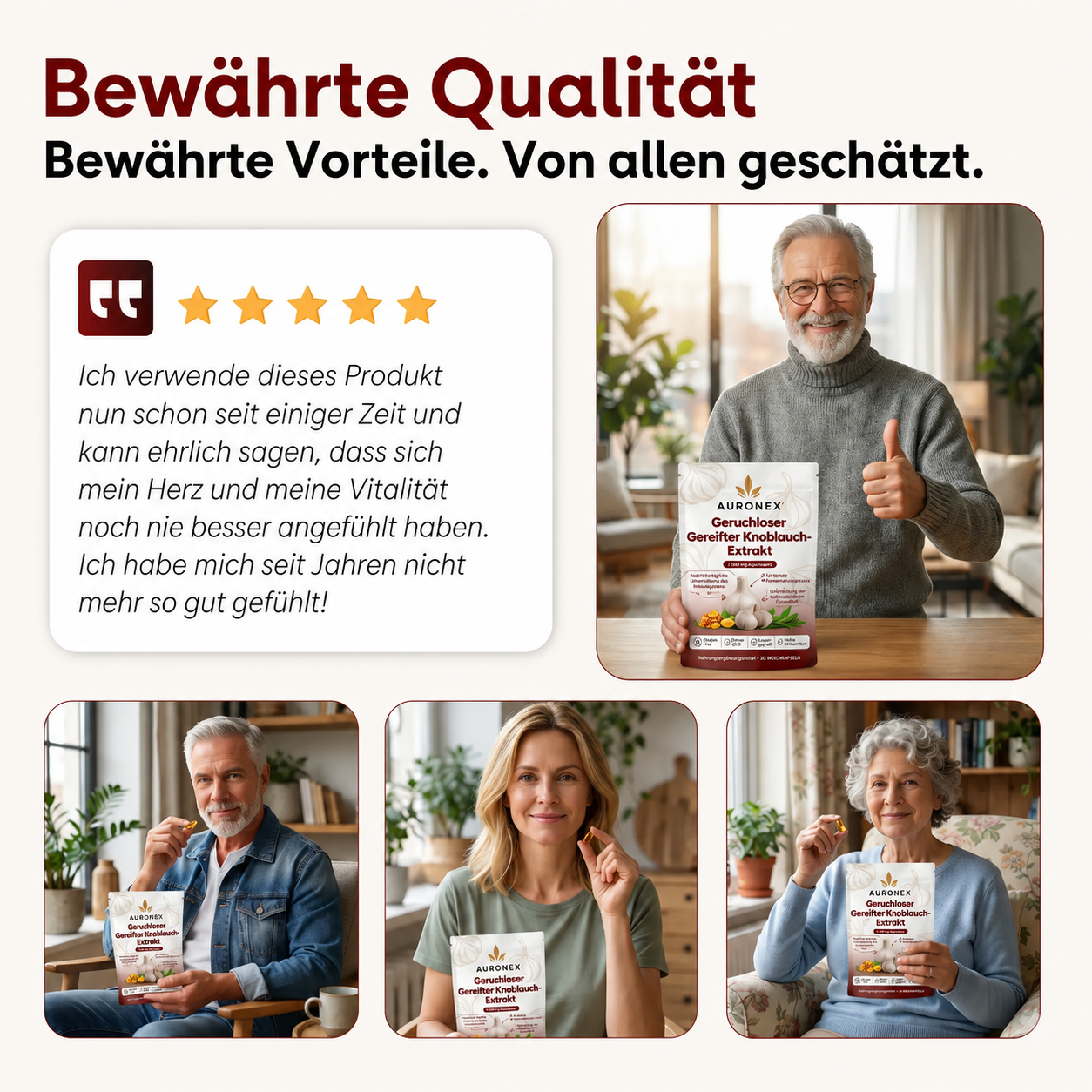 Hochwirksamer Gereifter Knoblauch Extrakt