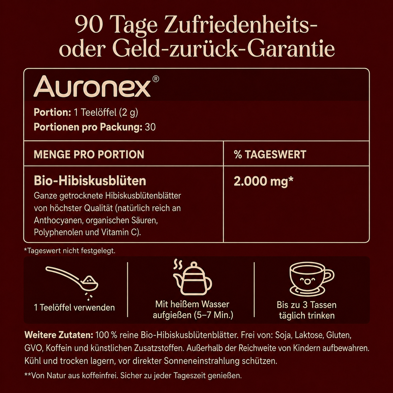 Auronex® Hibiscus Tea