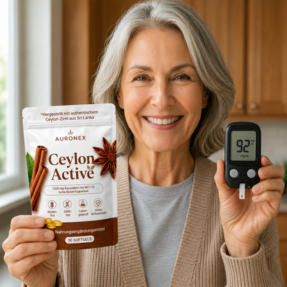 Auronex® Ceylon Active – 7200 mg Äquivalent mit MCT-Öl