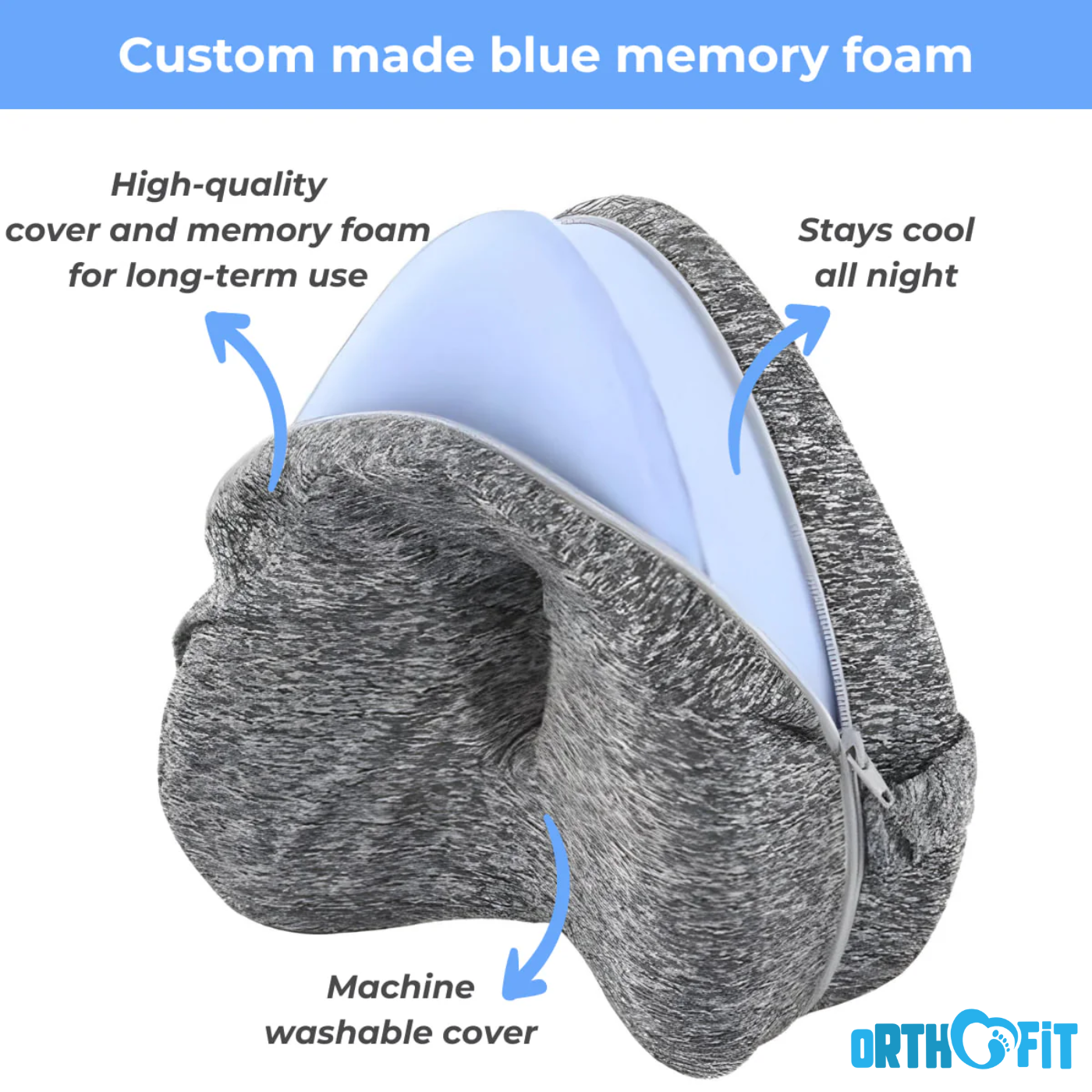 OrthoFit Orthopedic Knee Support Pillow