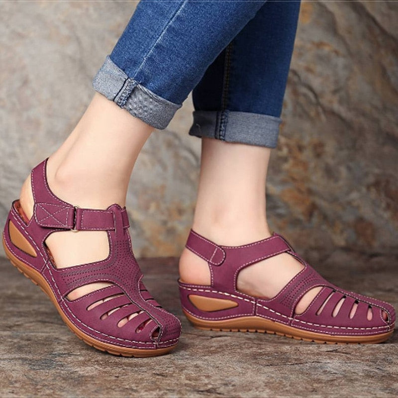 OrthoFit Comfort Platform Sandals Womens