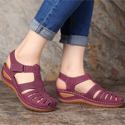 OrthoFit Comfort Platform Sandals Womens