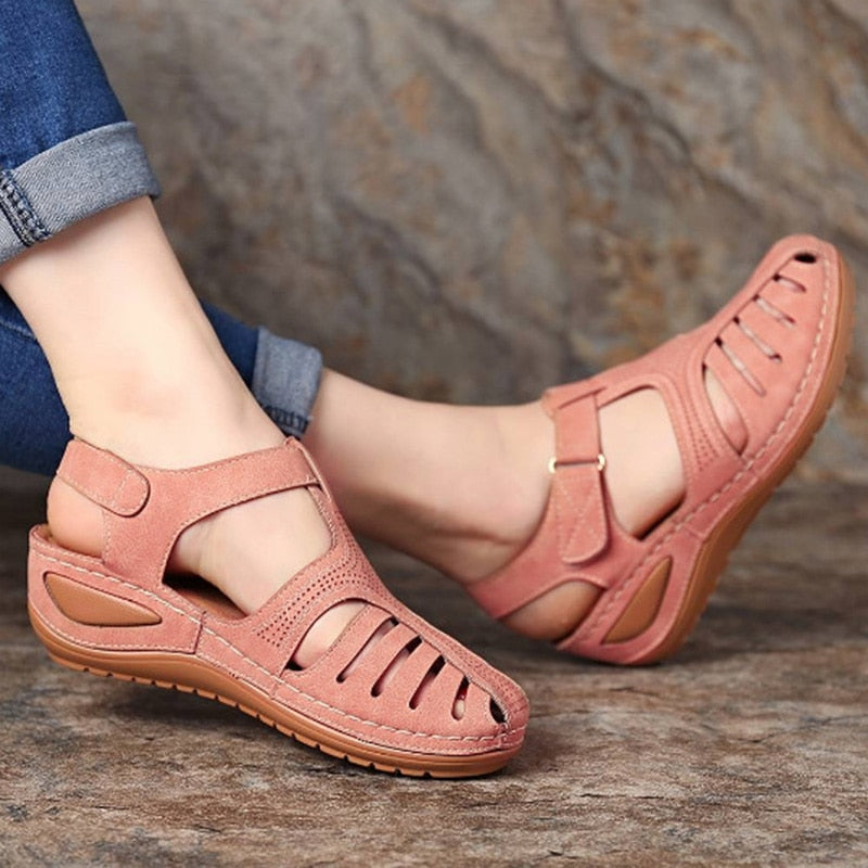 OrthoFit Comfort Platform Sandals Womens