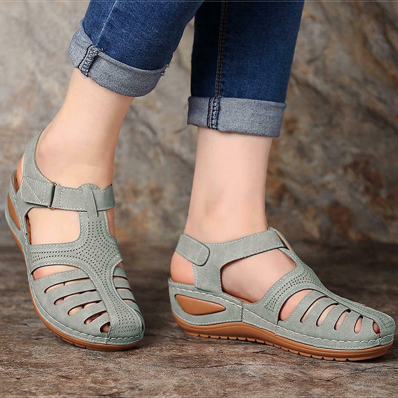 OrthoFit Comfort Platform Sandals Womens
