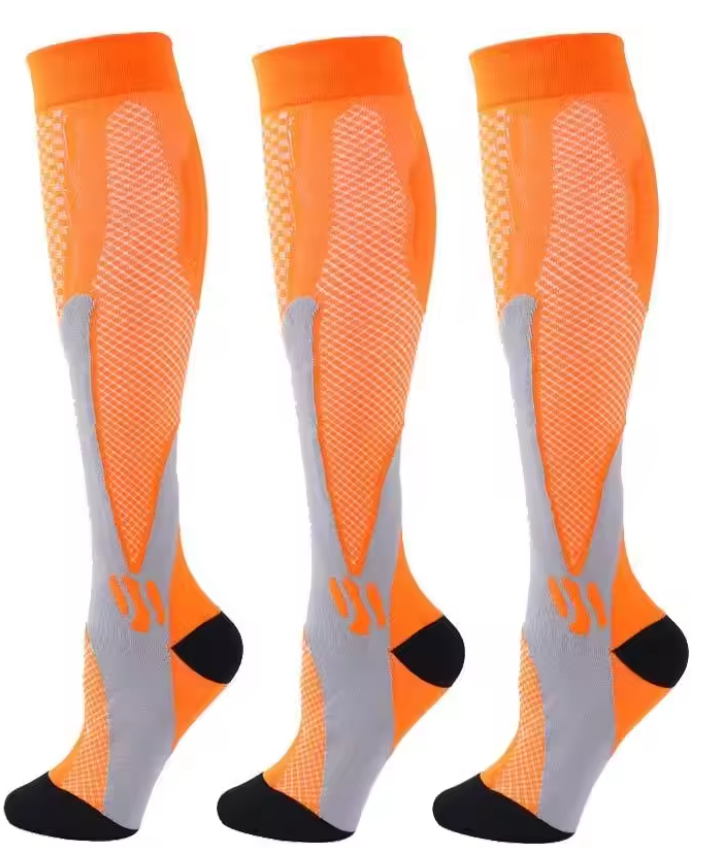 Graduated Compression Socks — Knee-High Support for Swollen Legs, Varicose Veins & All-Day Comfort